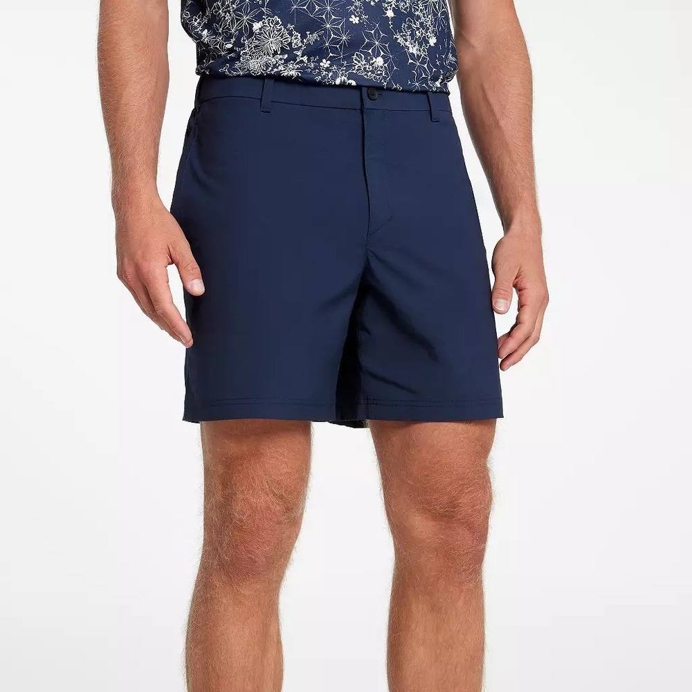 VRST Men's Vintage Indigo Easy Waist Long Drive Chino Golf‎ Shorts Size 36